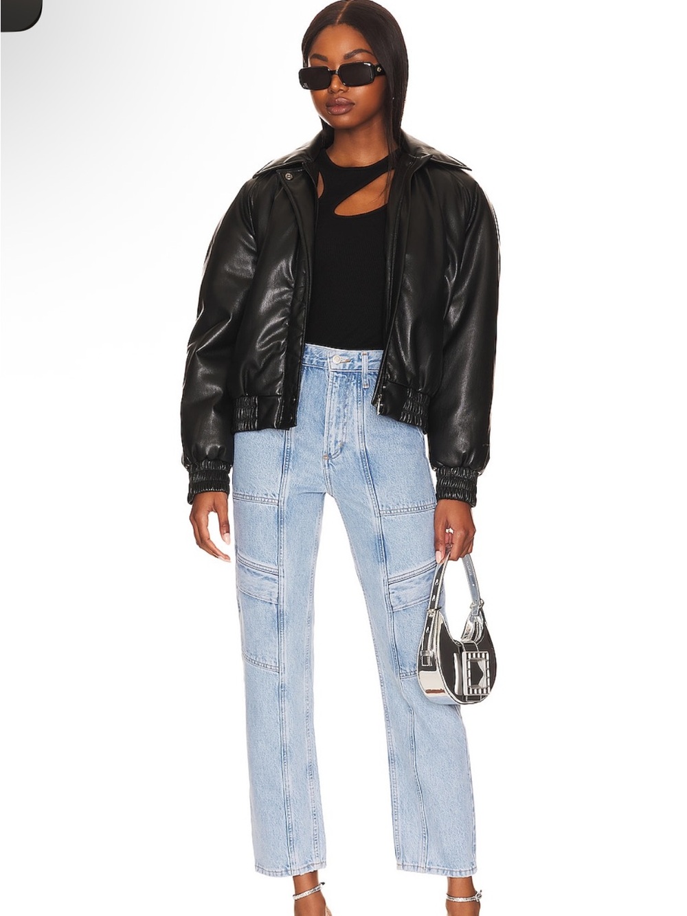 Agolde Cooper Cargo Jeans in the color Rank